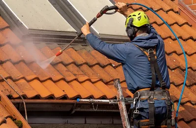 Démoussage et hydrofuge de toiture à Gaugeac